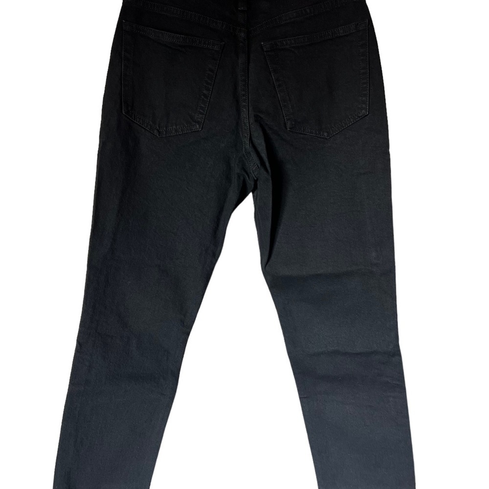 NWT Topshop Black Straight Leg High Waist Jeans - Picture 5 of 6